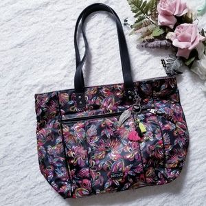 SakRoots Travel Bag Rainbow Bird Pattern